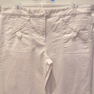 Ann Taylor LOFT white jeans size 12